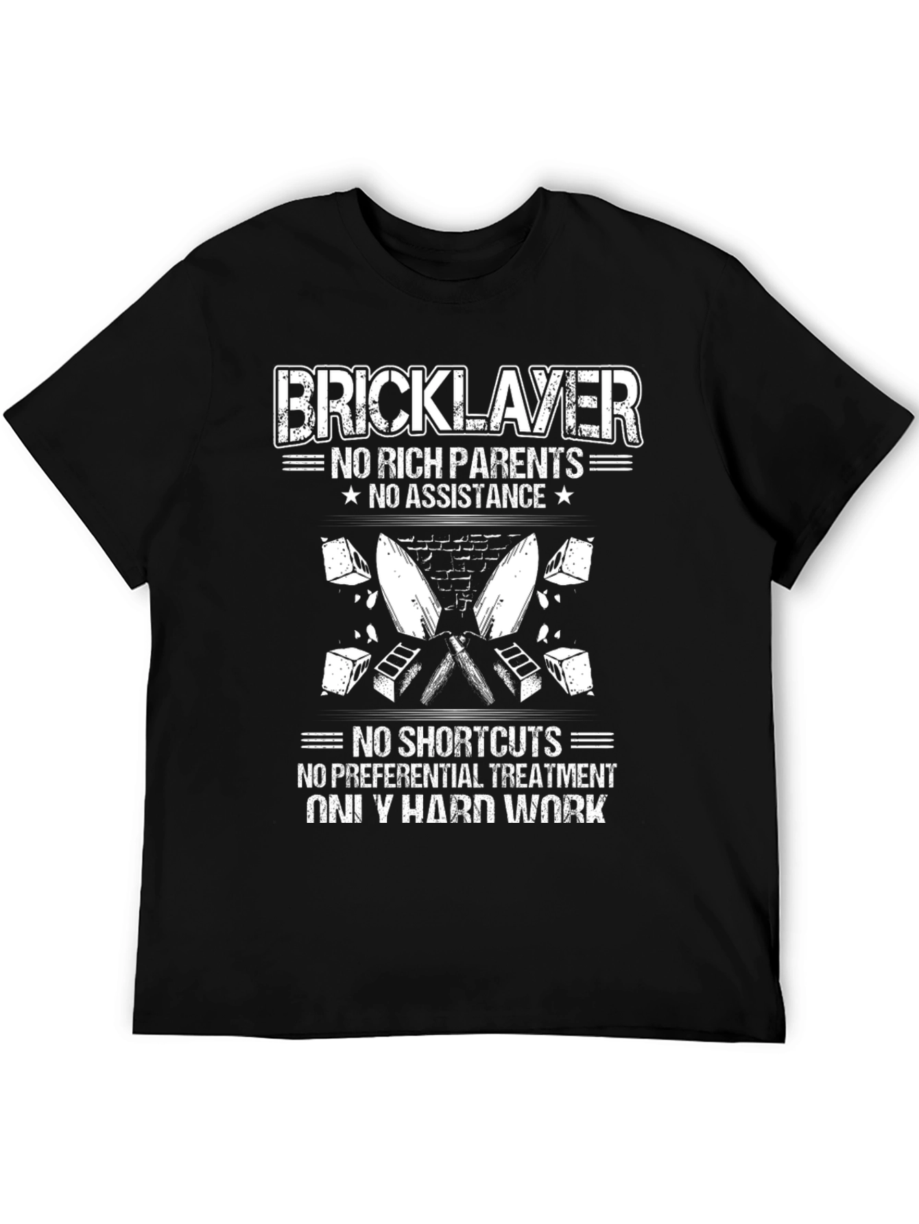 Bricklayer Hard Work Graphic Tee