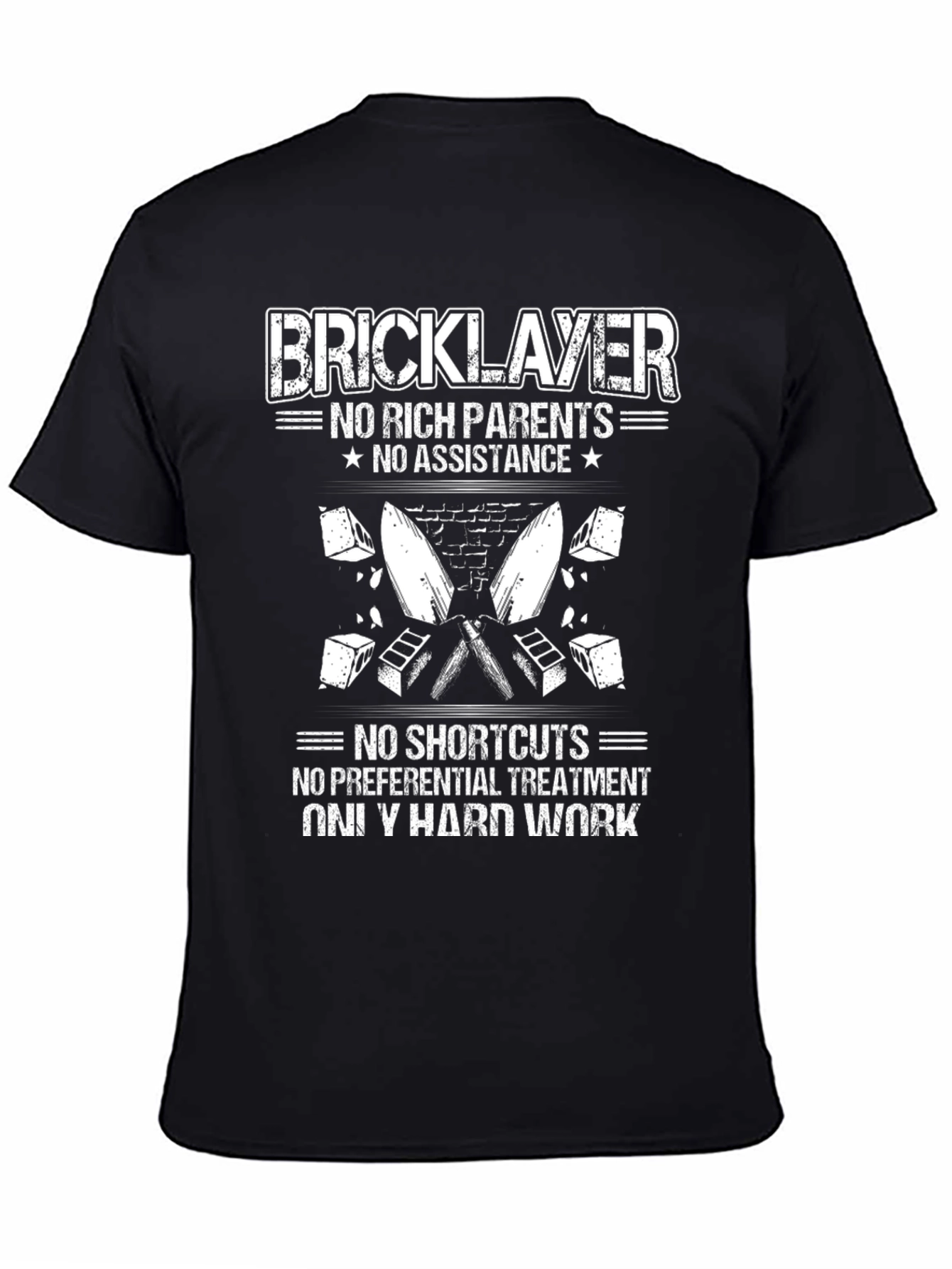 Bricklayer Hard Work Graphic Tee