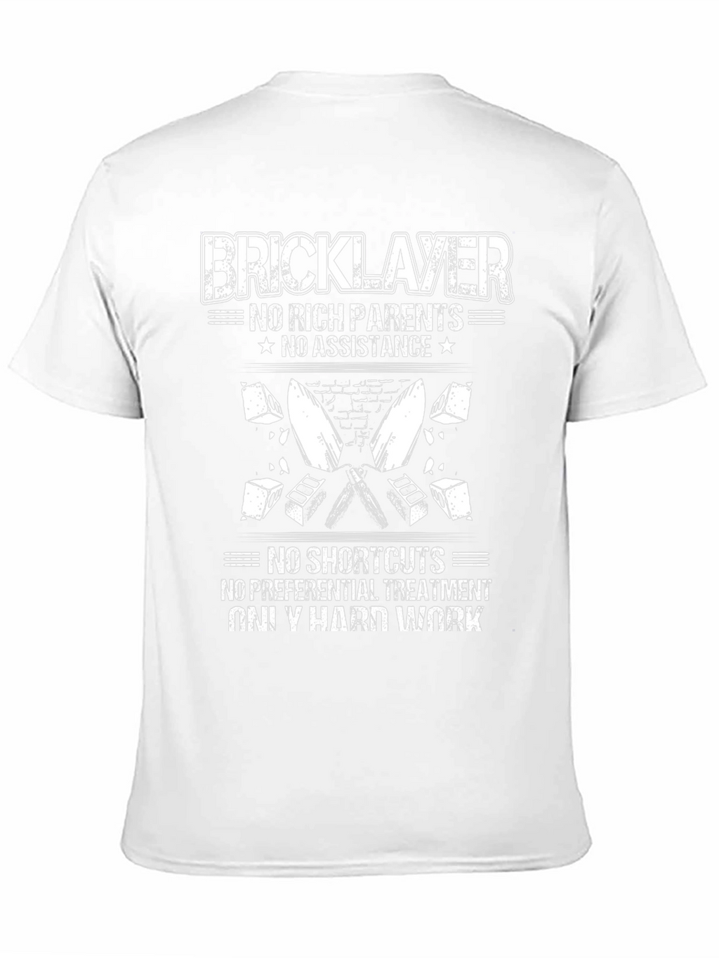 Bricklayer Hard Work Graphic Tee