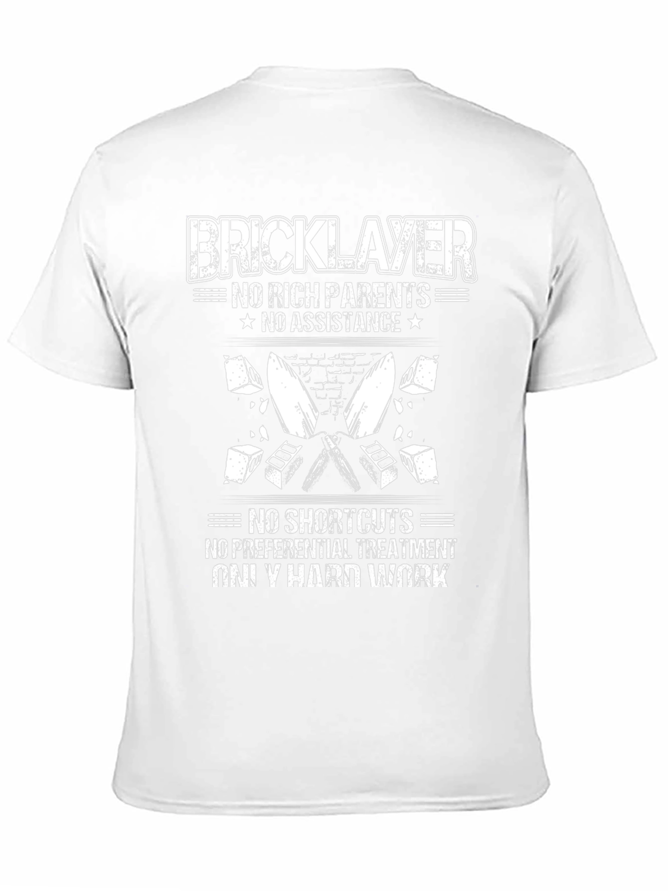 Bricklayer Hard Work Graphic Tee