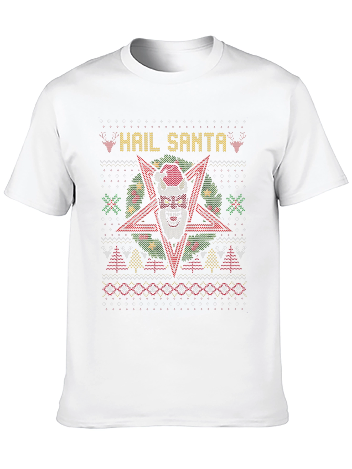 Hail Santa Ugly Christmas Sweater T-Shirt