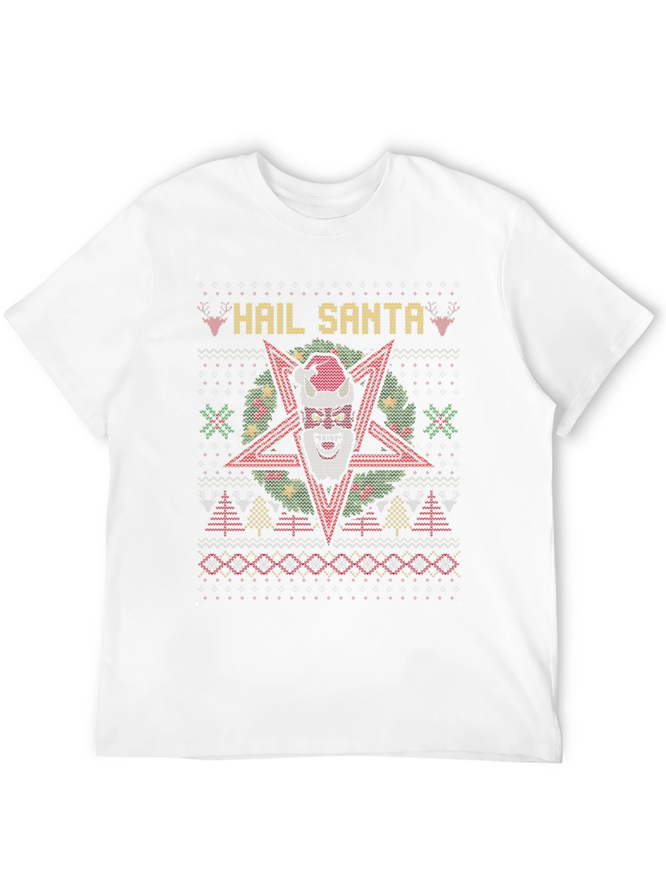 Hail Santa Ugly Christmas Sweater T-Shirt
