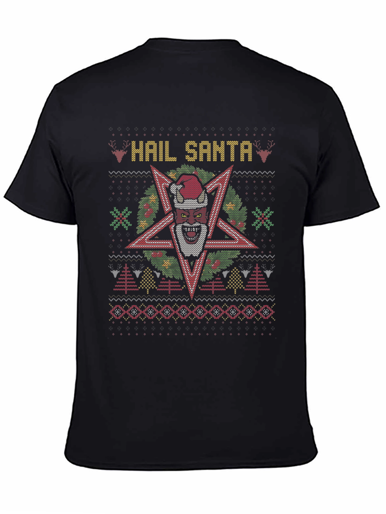 Hail Santa Ugly Christmas Sweater T-Shirt