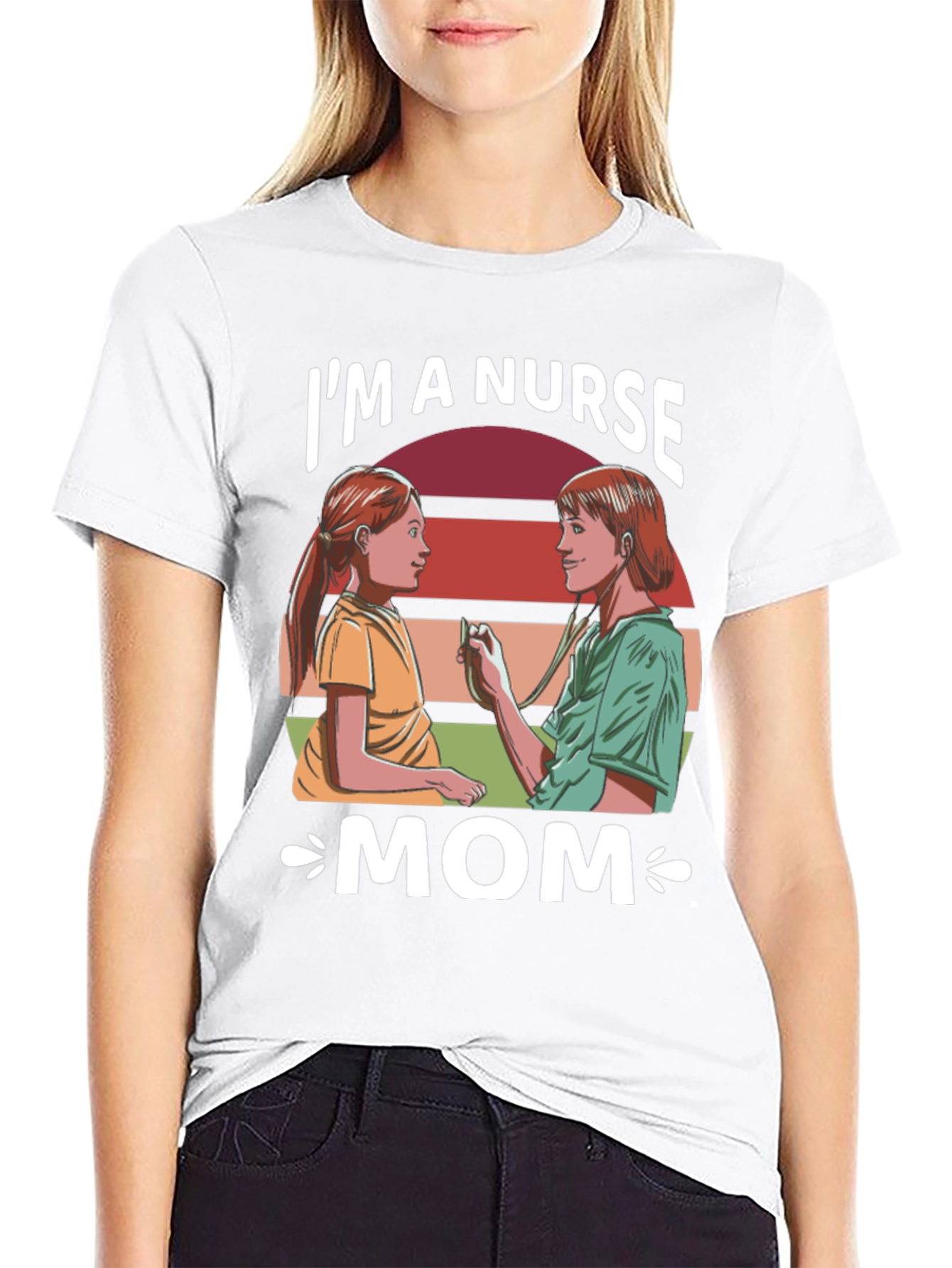 Im a Nurse Mom Graphic T-Shirt