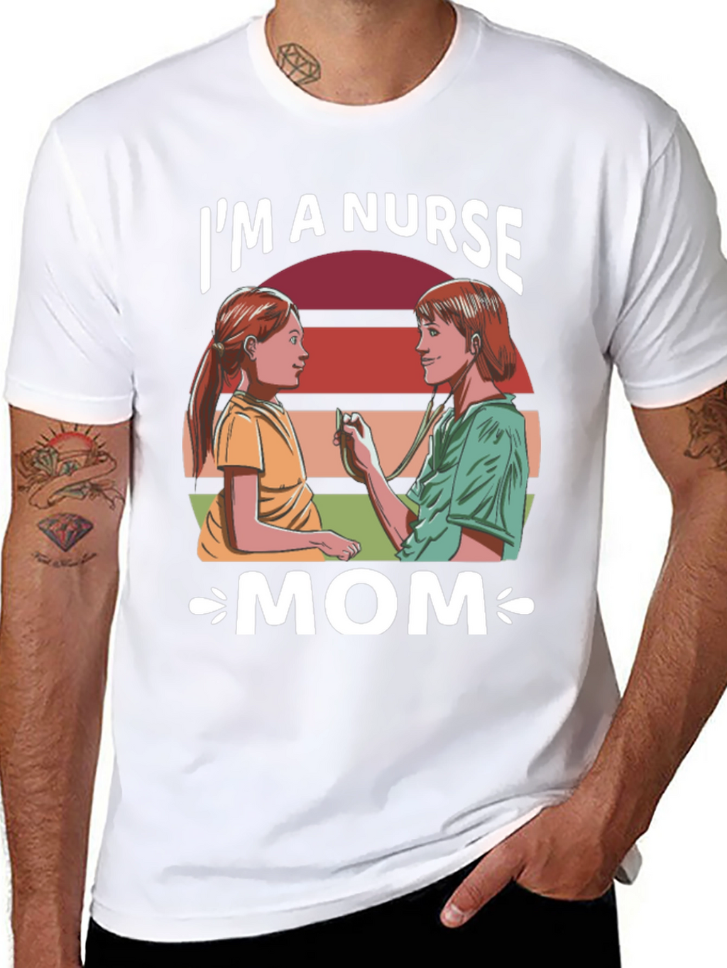 Im a Nurse Mom Graphic T-Shirt