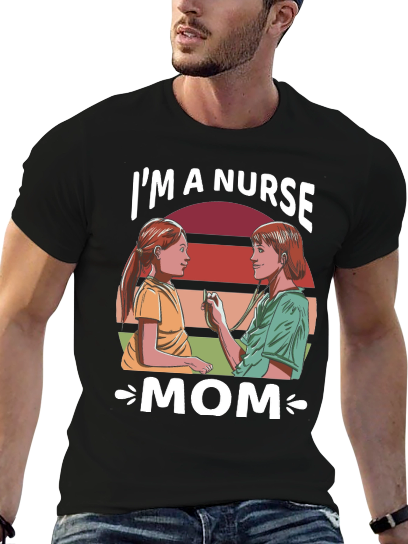 Im a Nurse Mom Graphic T-Shirt