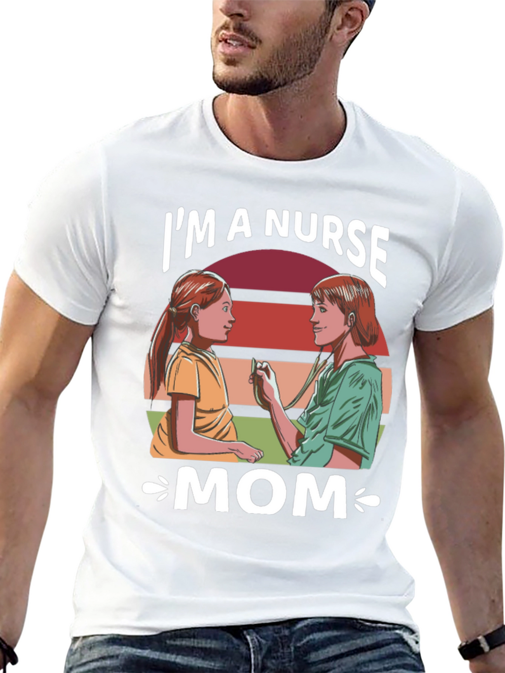 Im a Nurse Mom Graphic T-Shirt