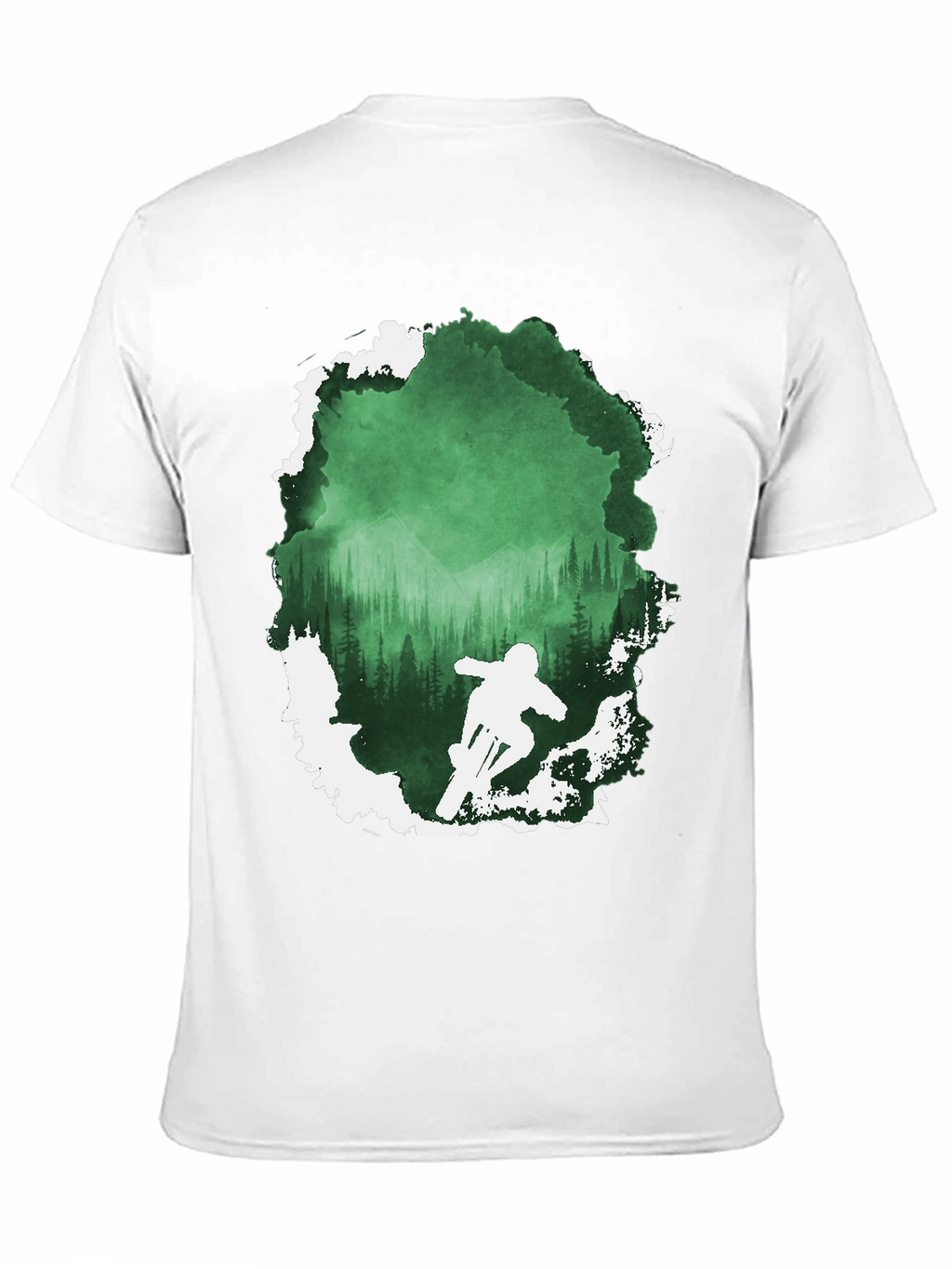 Mountain Bike Forest Graphic Tee