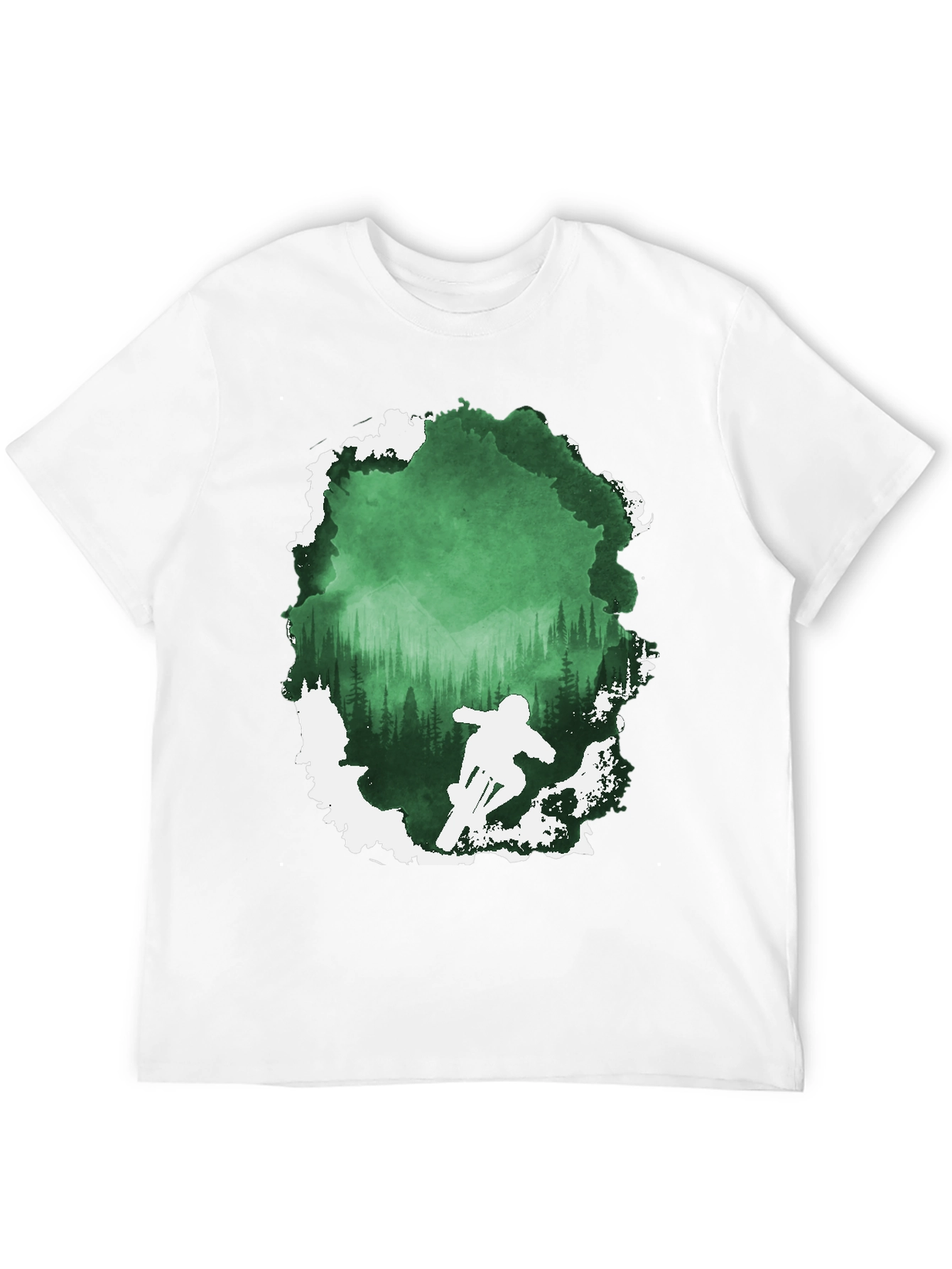 Mountain Bike Forest Graphic Tee