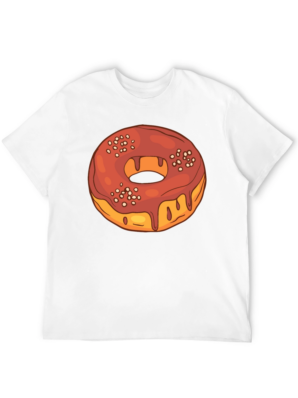 Donut Graphic Black T-Shirt - Casual Style