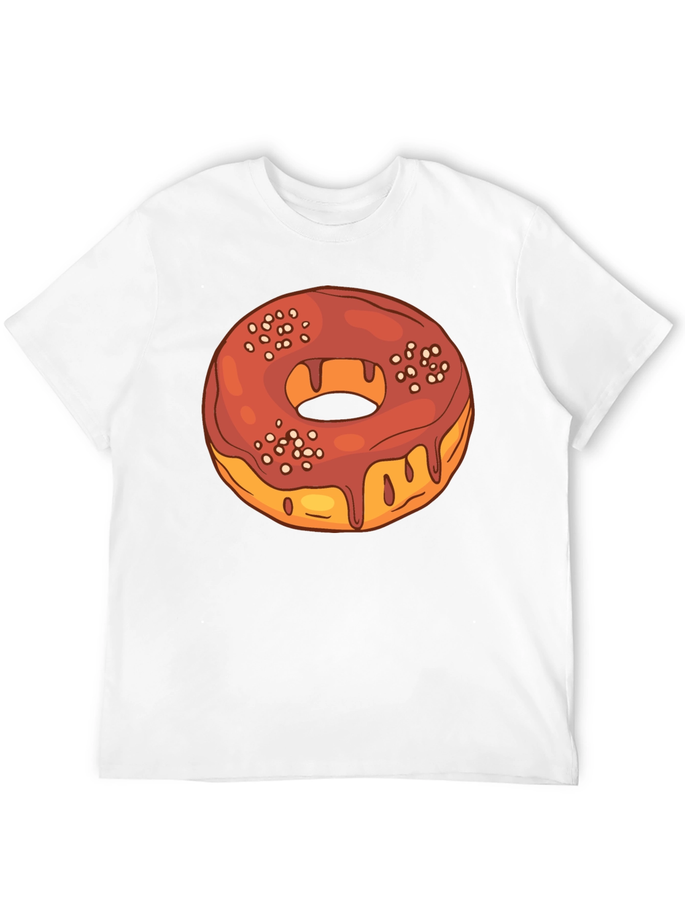 Donut Graphic Black T-Shirt - Casual Style