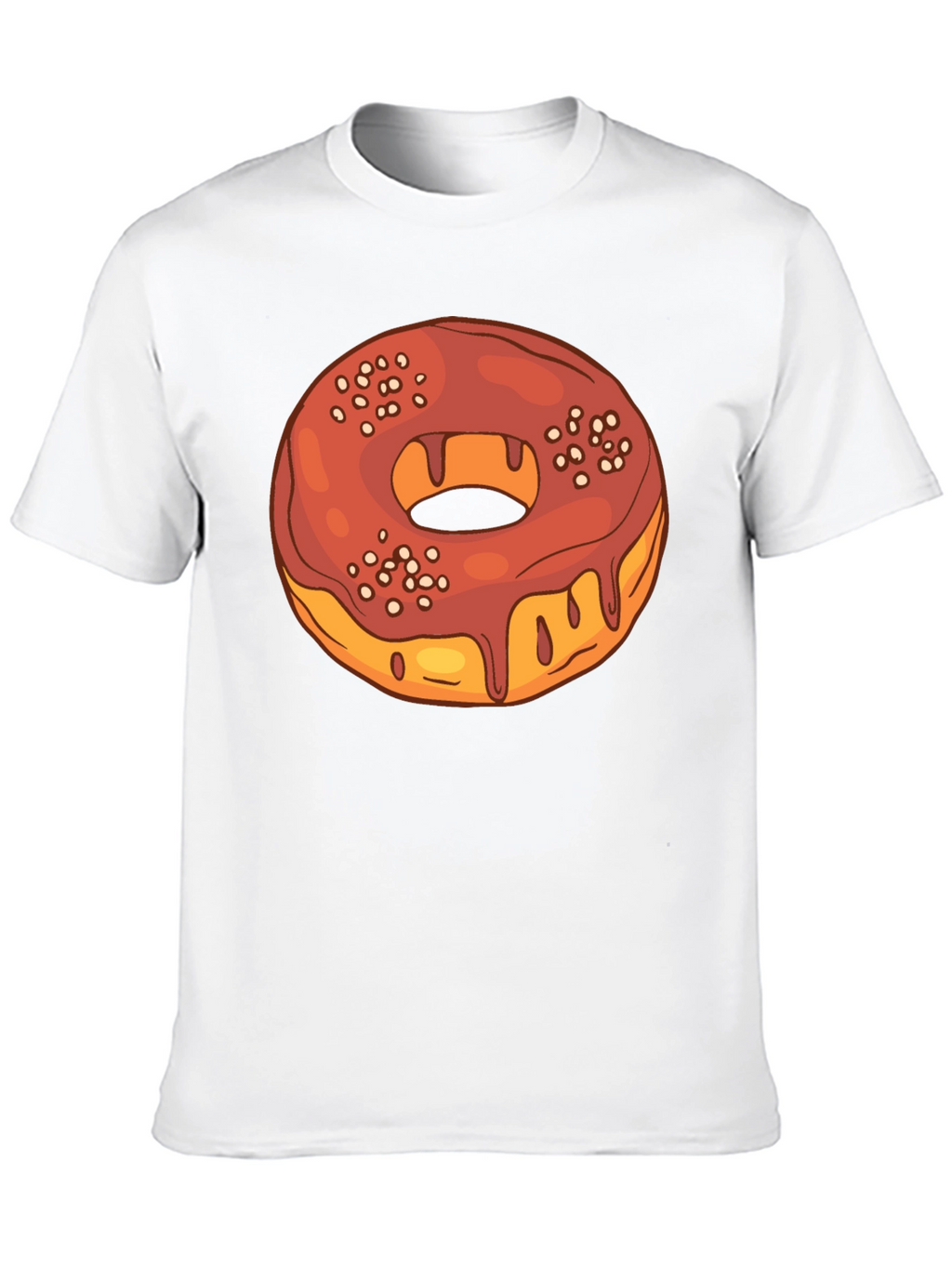 Donut Graphic Black T-Shirt - Casual Style