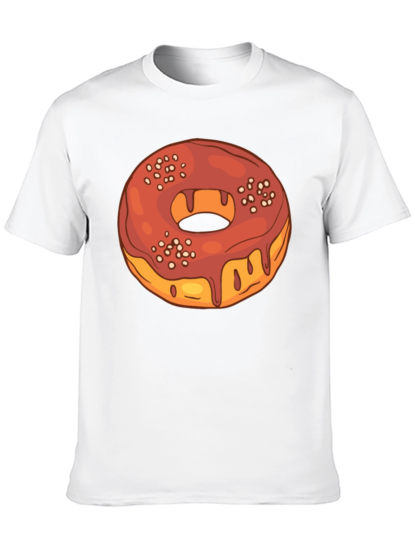 Donut Graphic Black T-Shirt - Casual Style