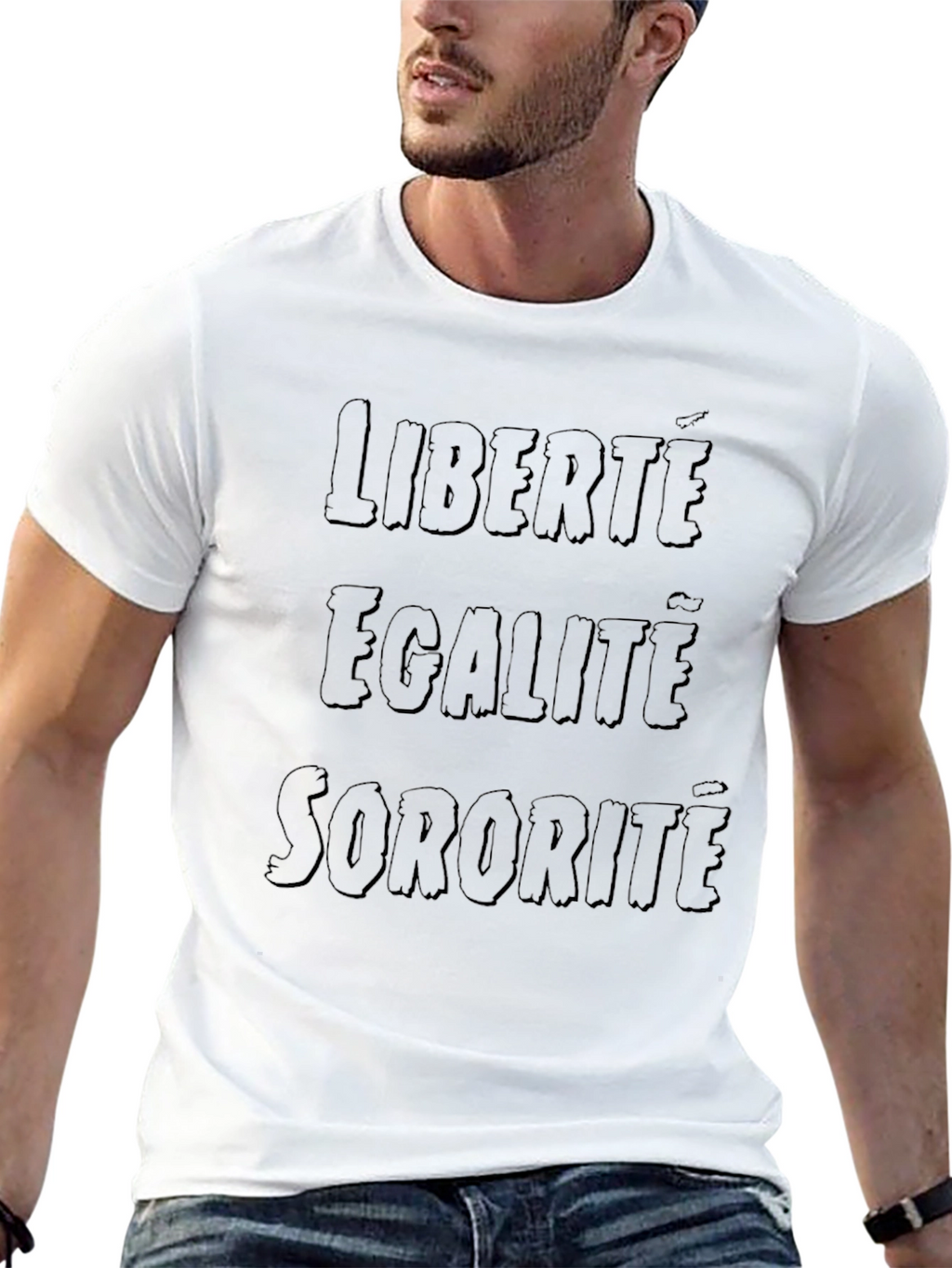 Liberté Égalité Sororité Black T-Shirt