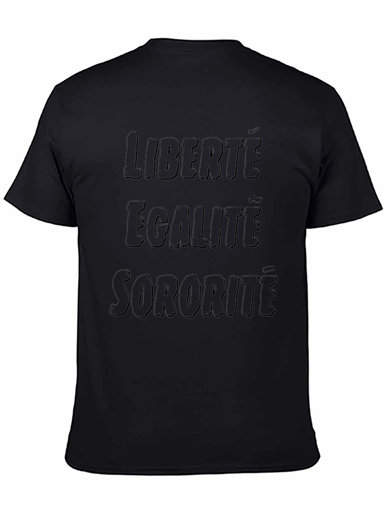Liberté Égalité Sororité Black T-Shirt