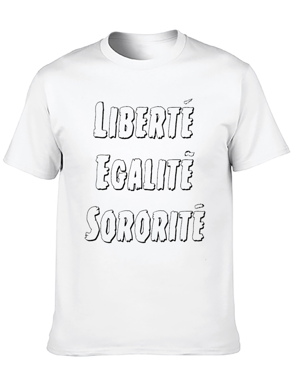 Liberté Égalité Sororité Black T-Shirt