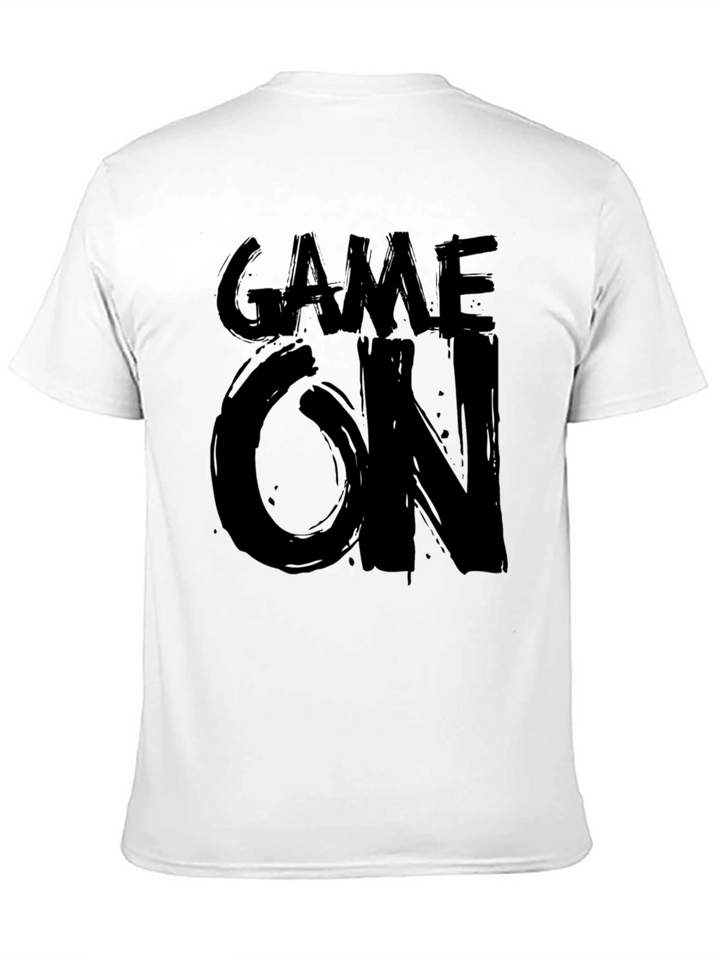 Game On Graphic Tee - Stylish Black T-Shirt