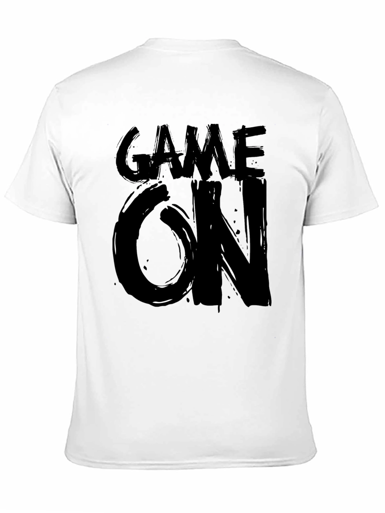 Game On Graphic Tee - Stylish Black T-Shirt