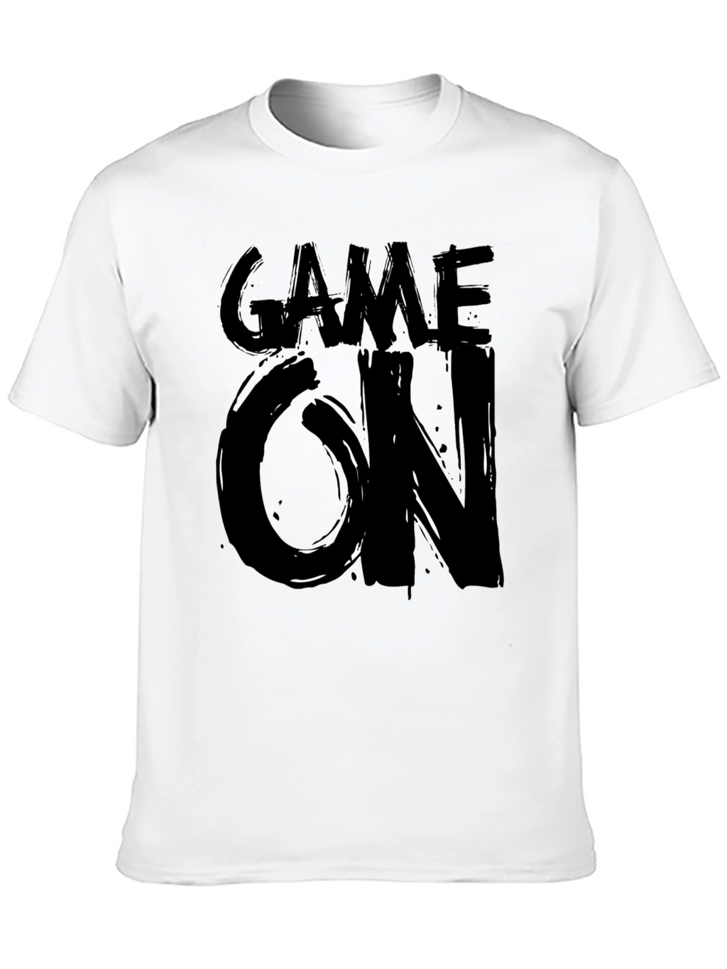 Game On Graphic Tee - Stylish Black T-Shirt