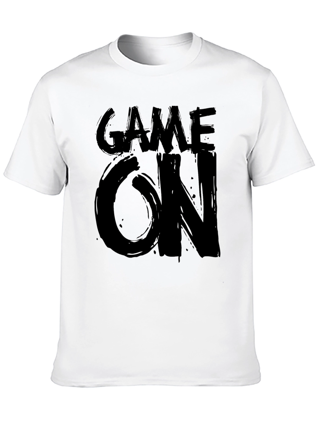 Game On Graphic Tee - Stylish Black T-Shirt