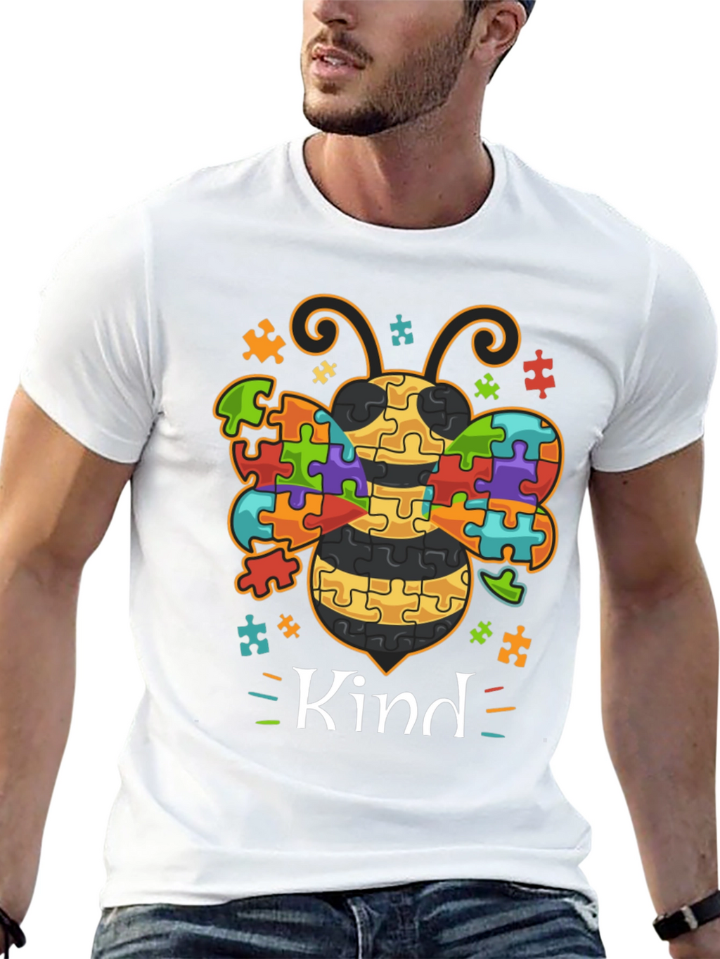 Bee Kind Autism Awareness T-Shirt