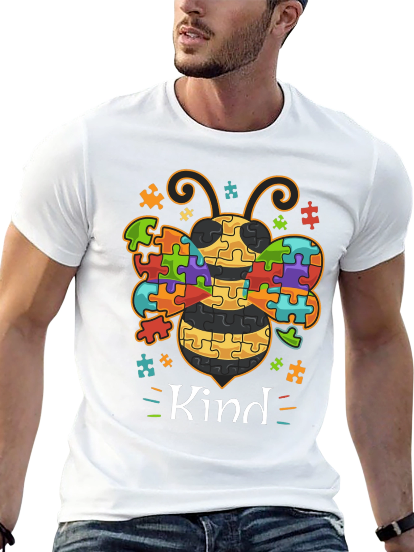 Bee Kind Autism Awareness T-Shirt