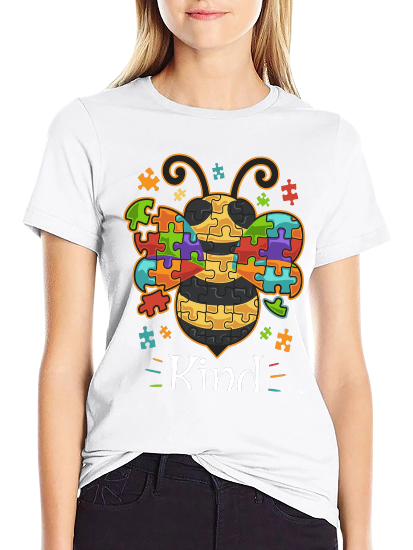 Bee Kind Autism Awareness T-Shirt