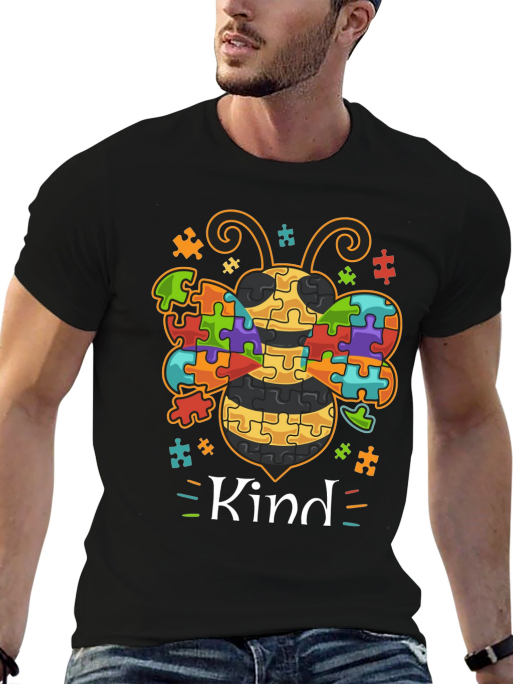 Bee Kind Autism Awareness T-Shirt