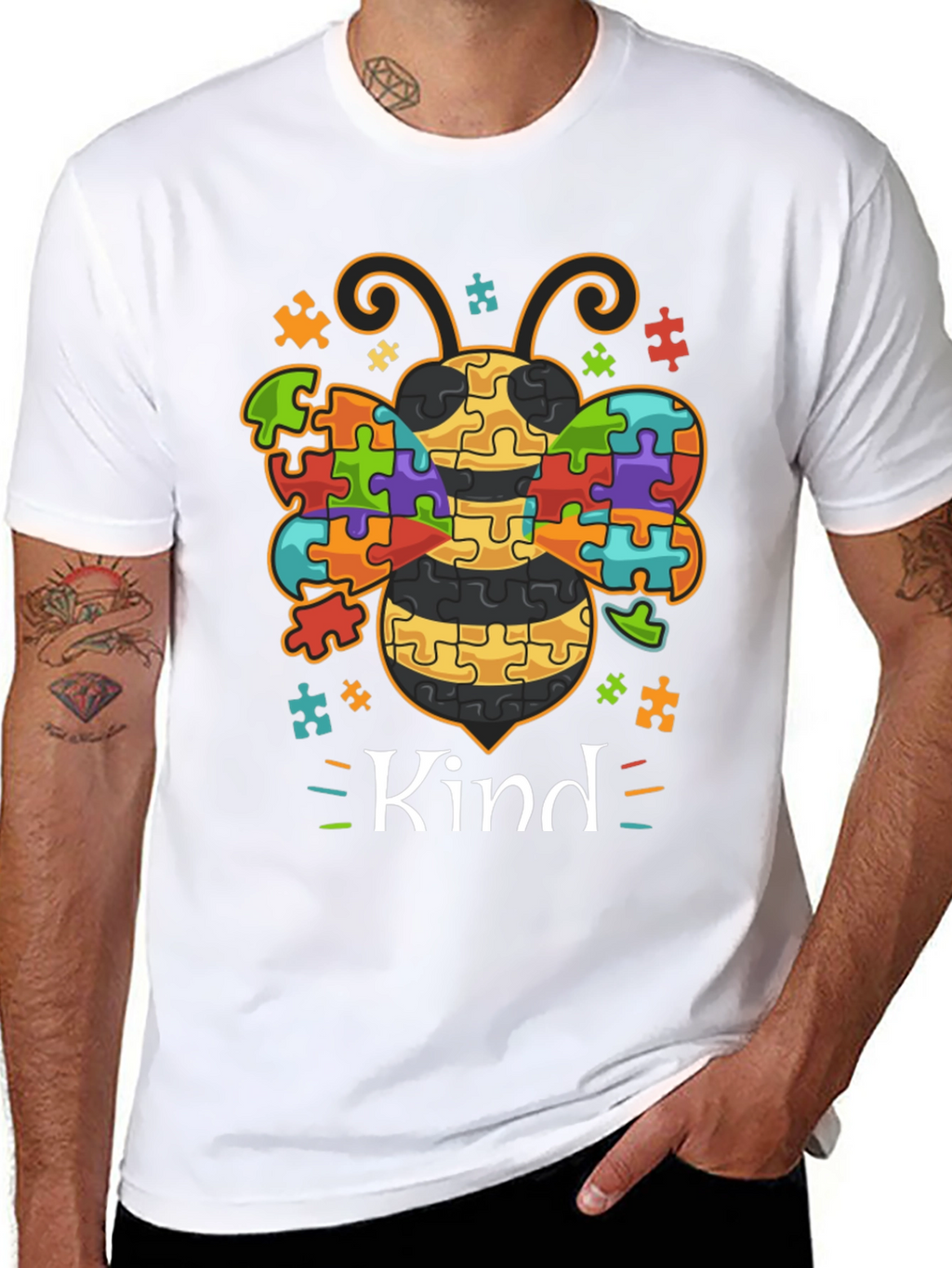 Bee Kind Autism Awareness T-Shirt