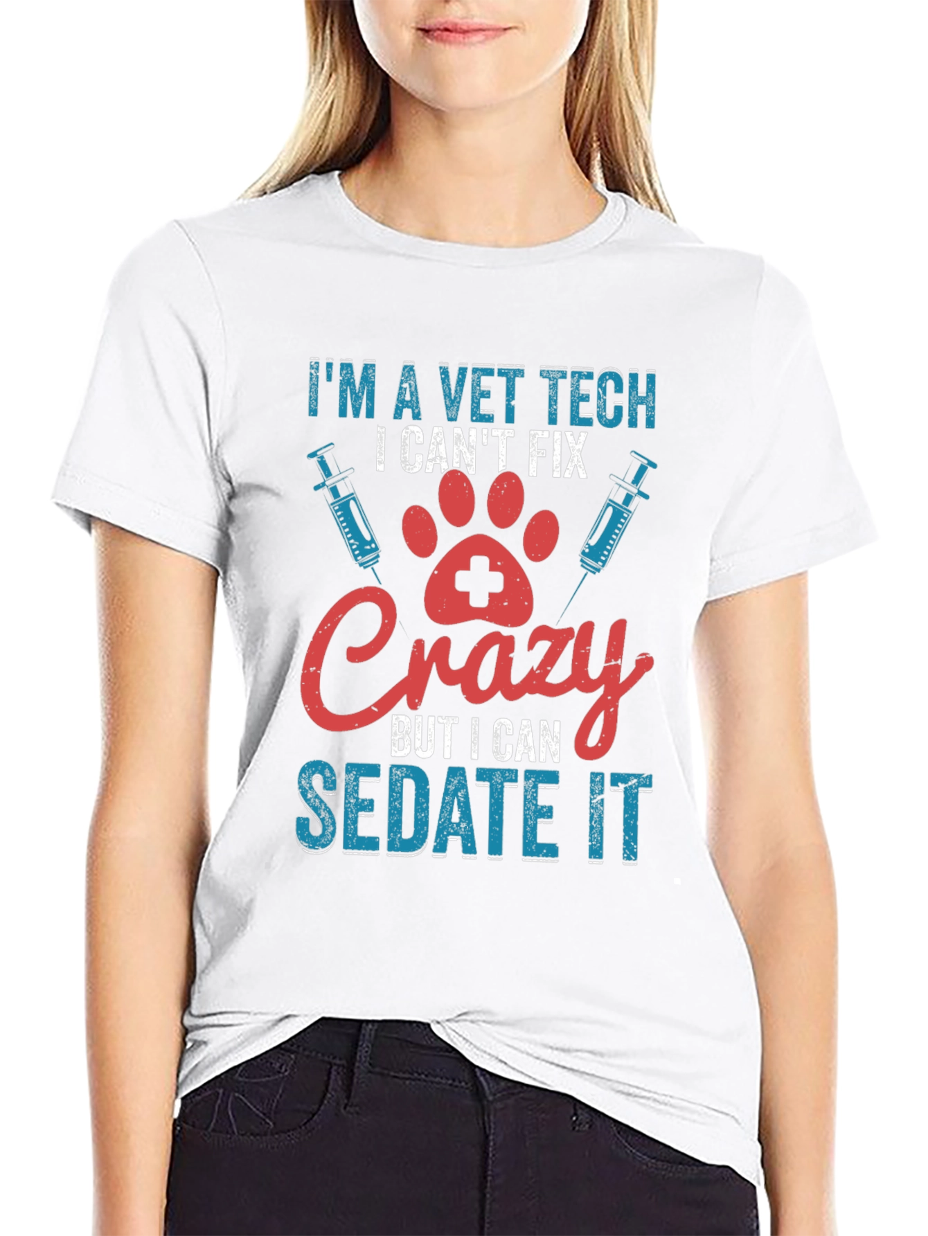 Vet Tech Crazy Sedate T-Shirt