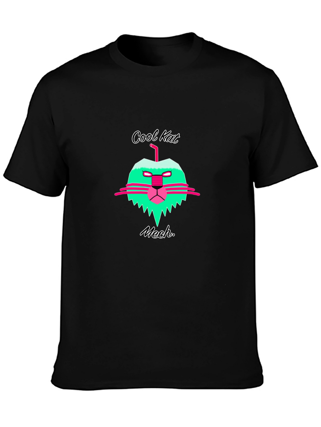 Cool Kat Mech T-Shirt - Black