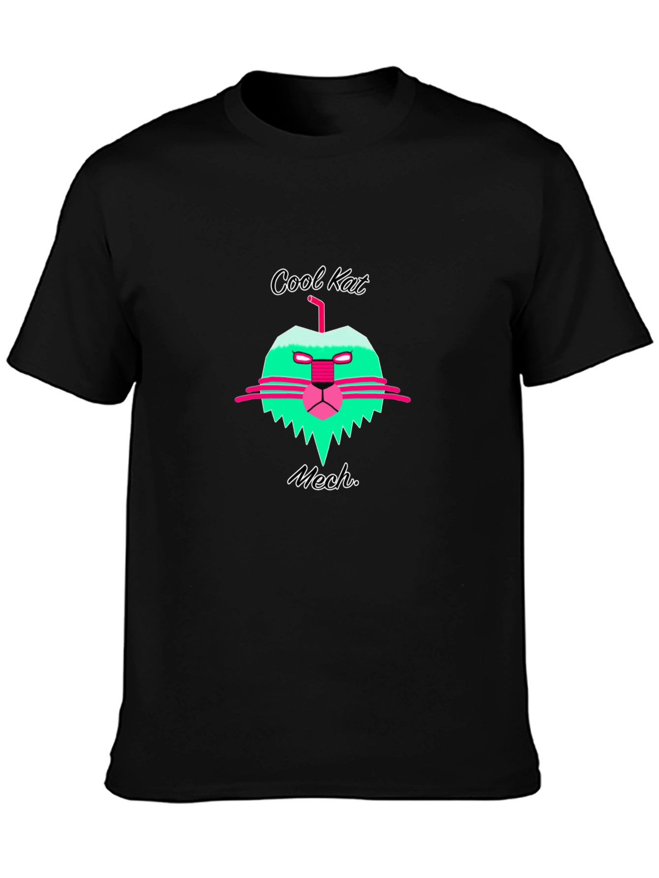 Cool Kat Mech T-Shirt - Black