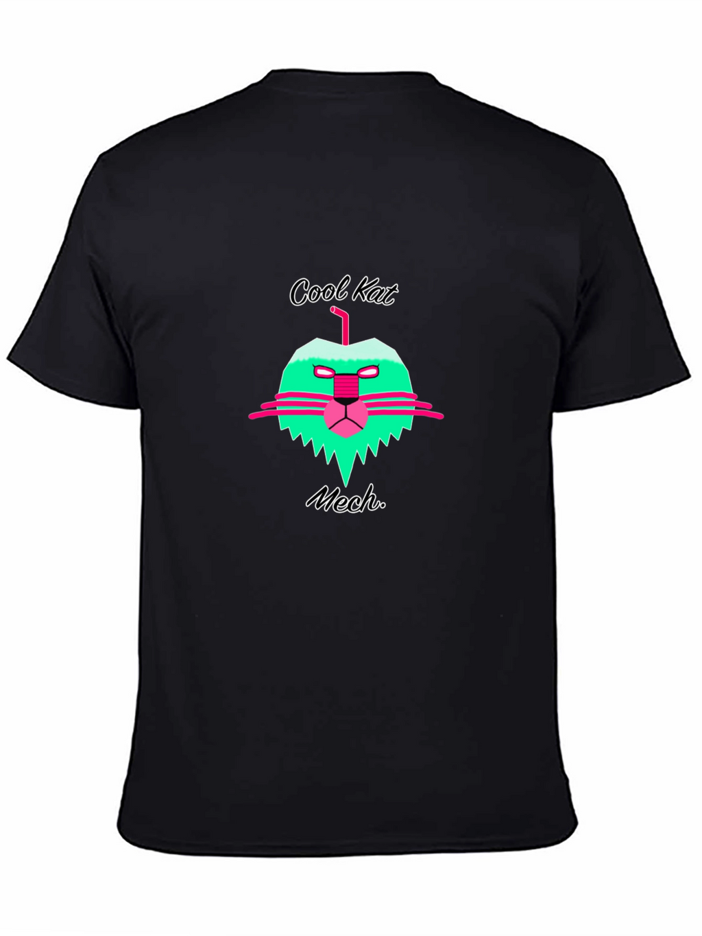 Cool Kat Mech T-Shirt - Black