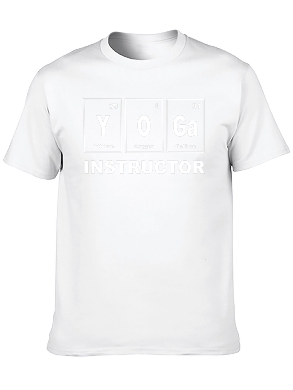 Yoga Instructor Periodic Table Element T-Shirt