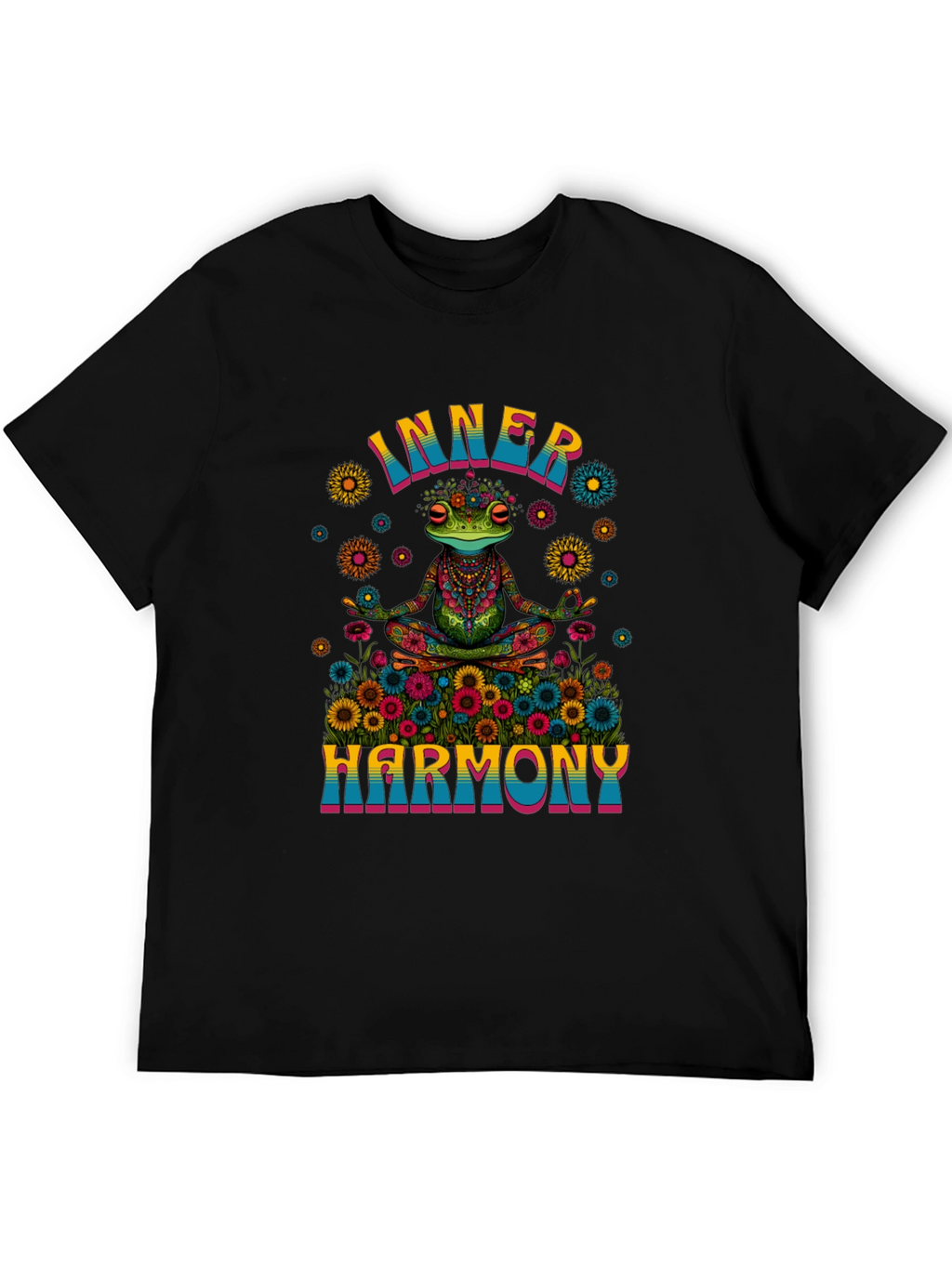 Inner Harmony Frog Graphic T-Shirt