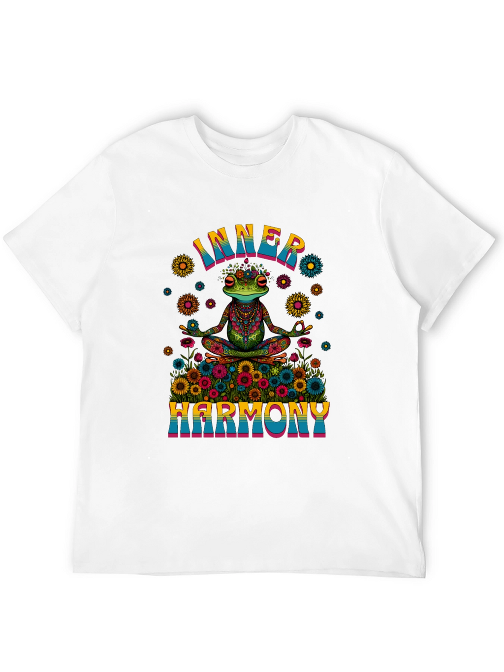 Inner Harmony Frog Graphic T-Shirt