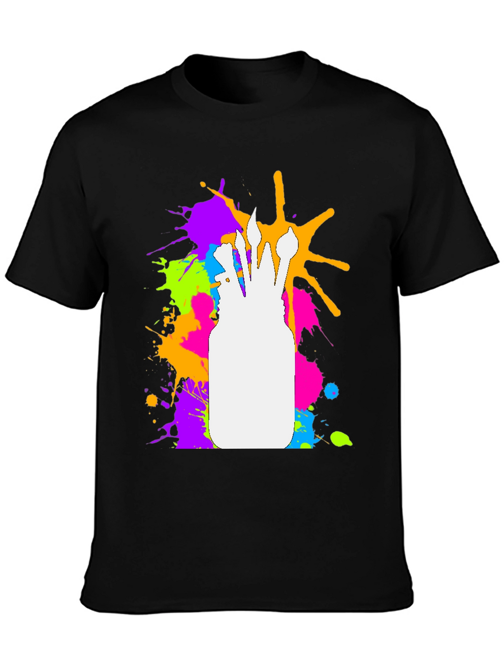 Abstract Paint Brush T-Shirt