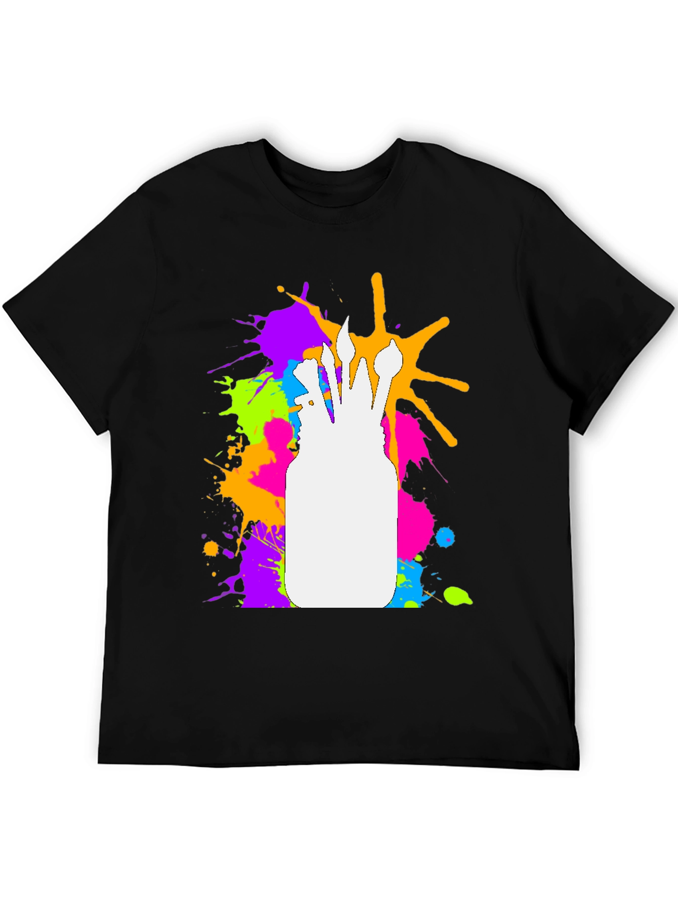 Abstract Paint Brush T-Shirt