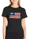 American Flag Jeep Graphic Tee
