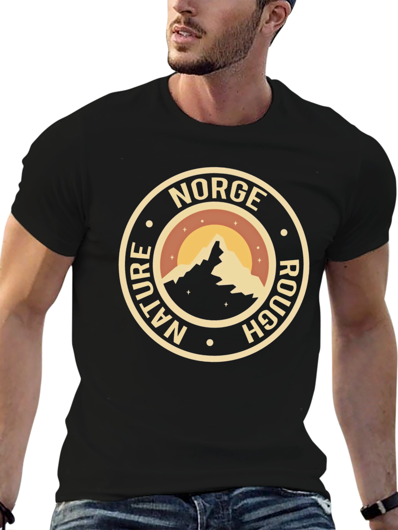 Norge Nature Rough Graphic T-Shirt