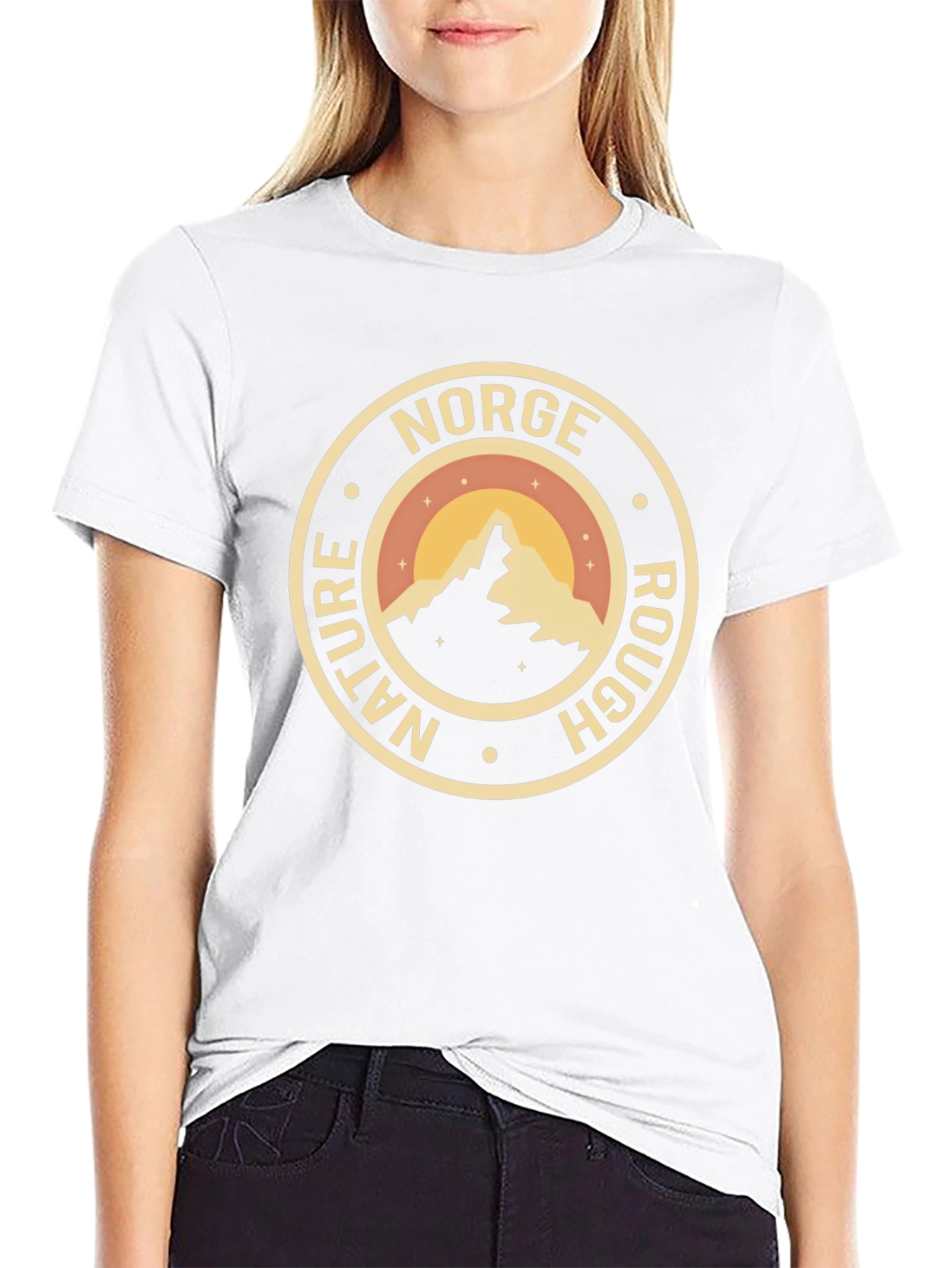 Norge Nature Rough Graphic T-Shirt