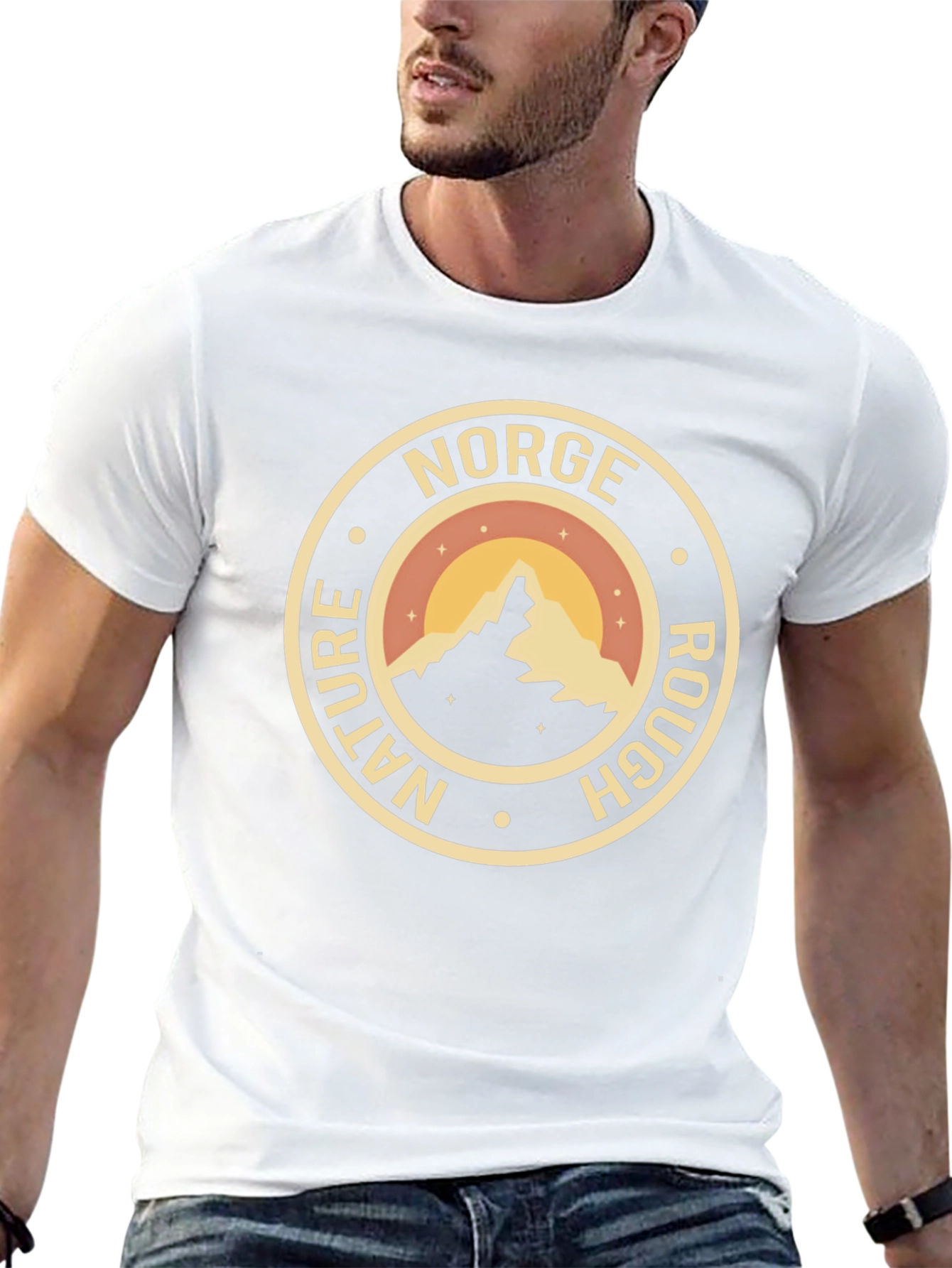 Norge Nature Rough Graphic T-Shirt