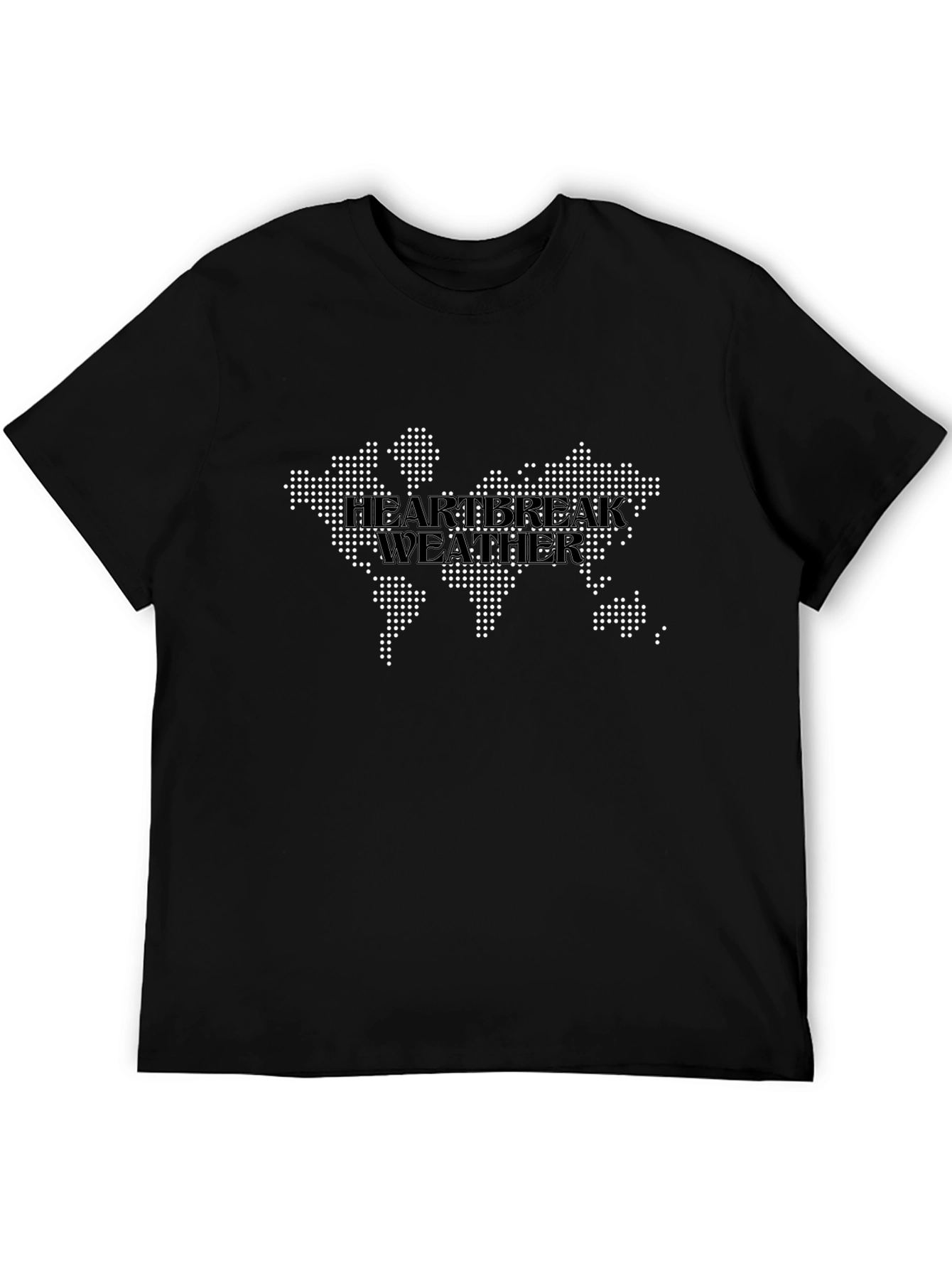 Heartbreak Weather World Map Graphic T-Shirt