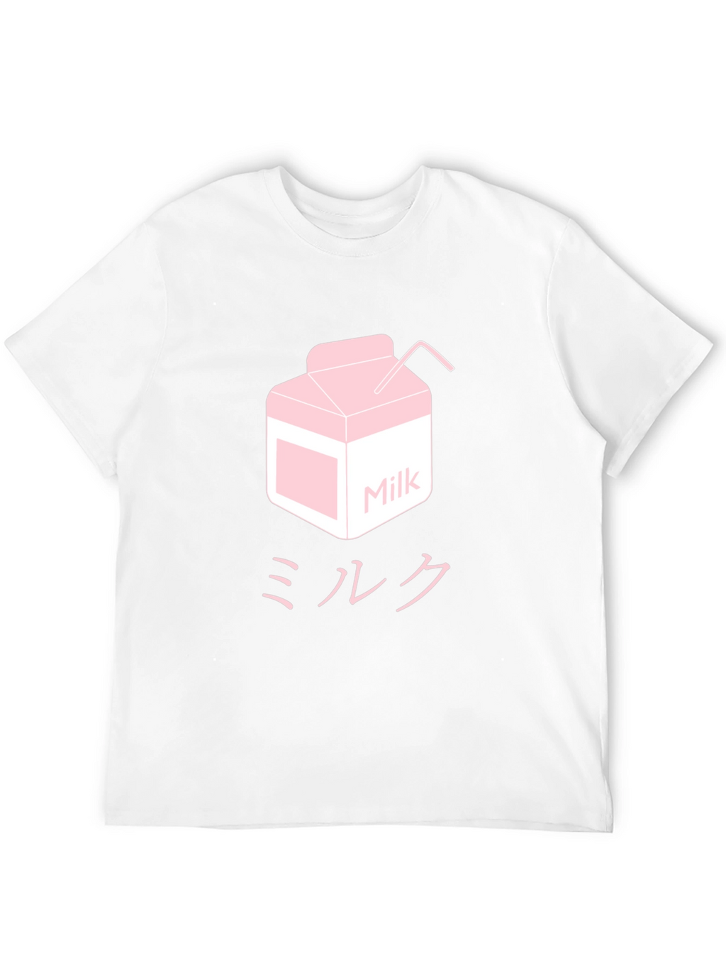 Milk Carton Graphic T-Shirt - Cute Anime Style