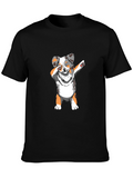 Dabbing Dog Graphic Tee - Cool & Trendy