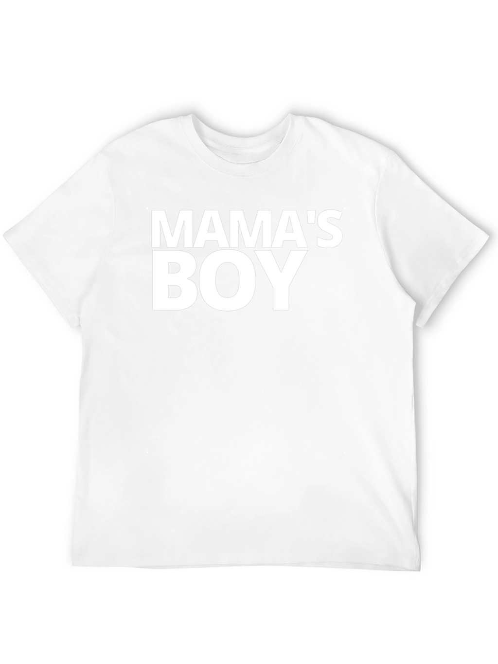 Mamas Boy Black Graphic Tee Shirt