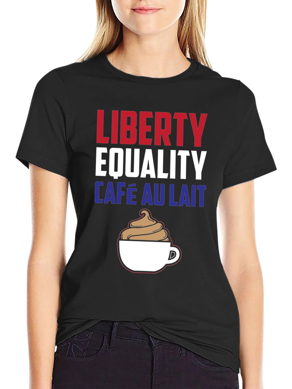 Liberty Equality Café Au Lait T-Shirt