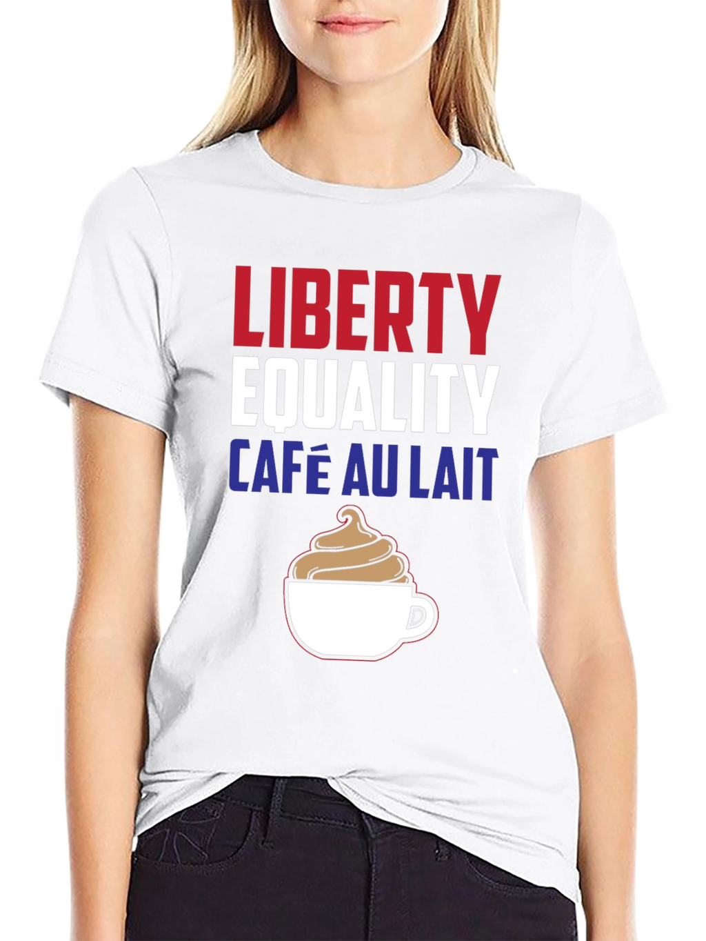 Liberty Equality Café Au Lait T-Shirt