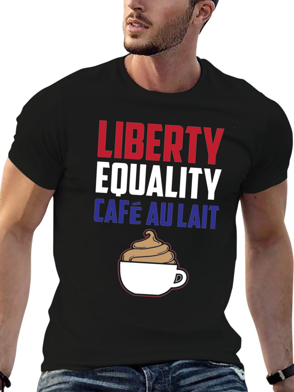 Liberty Equality Café Au Lait T-Shirt