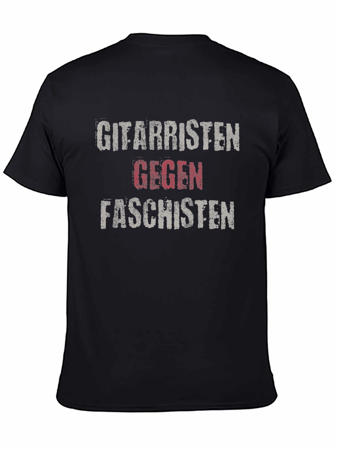 Gitarristen Gegen Faschisten Black Graphic Tee